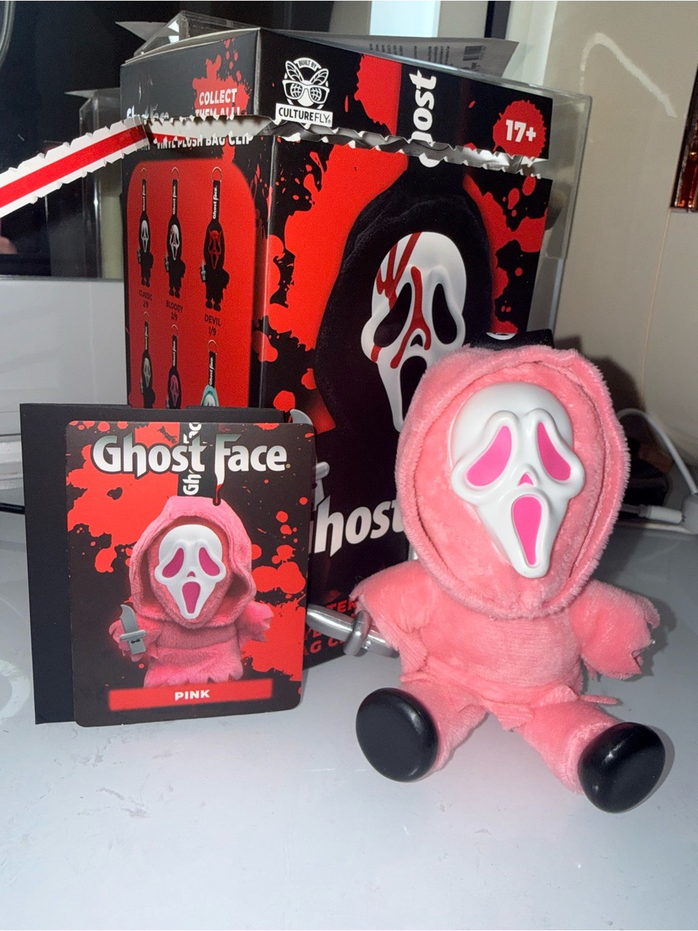 Ghost Face Pink Plush Figure by Ghost Face